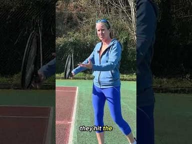 The racket face should be almost closed on the #tennisbackhand slice at contact #tennistechnique