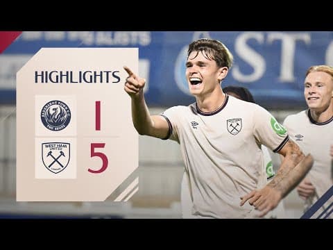 Aldershot Town 1-5 West Ham United U21 | National League Cup Highlights
