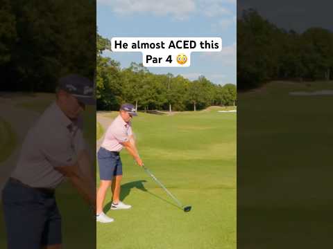Brad Dalke NEAR Hole in 1 on Par 4! 🤯 #shorts