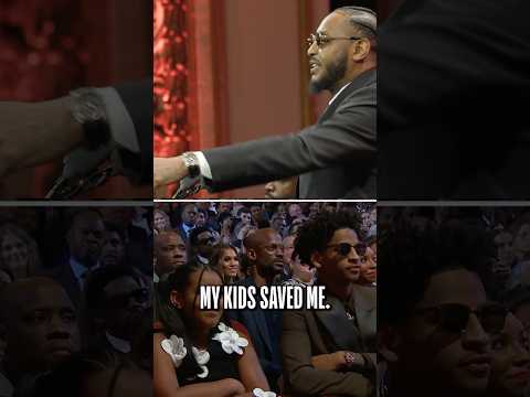 Check out Carmelo Anthony talk about what it means to share his Hall of Fame moment with his kids!