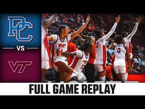 Presbyterian vs Virginia Tech Full Game Replay | 2025-26 ACC Women's Basketball