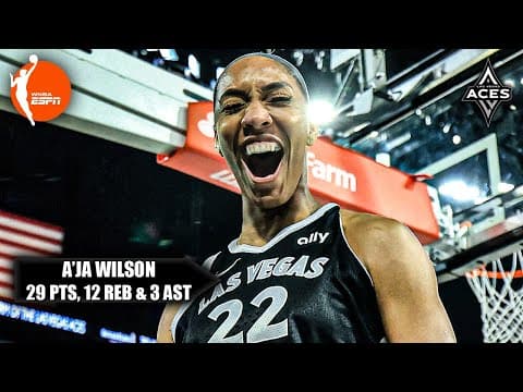 A'ja Wilson drops 29 PTS on her 29th birthday in win vs. Storm 🎉 | WNBA on ESPN