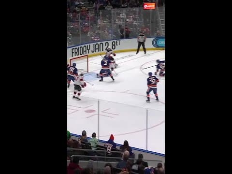 Brett Pesce with a Short Goal vs. New York Islanders