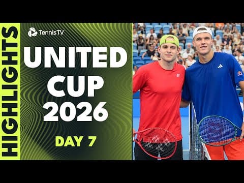 Bergs vs Mensik as Belgium Battle Czechia in Sydney | United Cup 2026 Day 7 Highlights