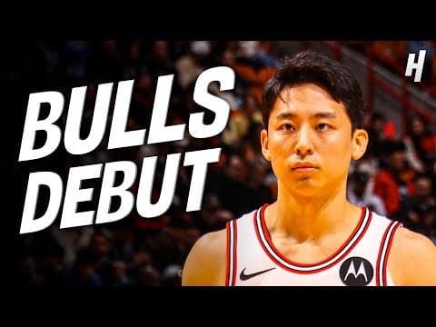 Yuki Kawamura BRINGS ENERGY in His Chicago Bulls DEBUT 🔥
