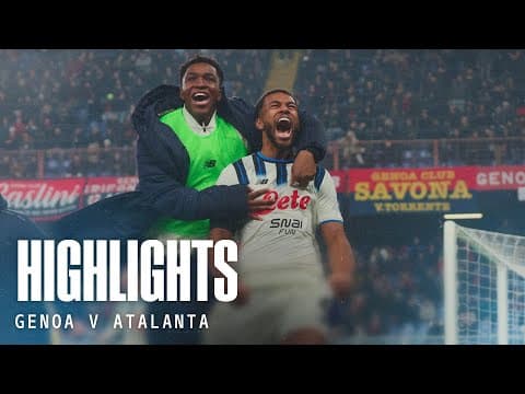 HIEN SULLA SIRENA 🚨 | Highlights Genoa-Atalanta 0-1 | 16ª Serie A Enilive 2025/26