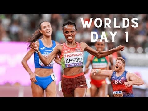 Tokyo Worlds: Chebet & Crouser Golden, Lyles,Thompson, Sha'Carri Round 1, Rooks Out