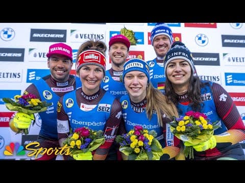 Germany and Austria dominate Winterberg luge podiums with Olympics on the horizon | NBC Sports