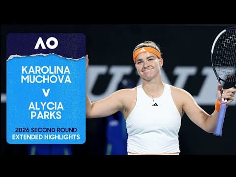 Karolina Muchova v Alycia Parks Extended Highlights | Australian Open 2026 Second Round