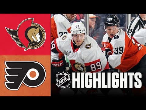 Senators vs. Flyers | NHL Highlights | February 05, 2026