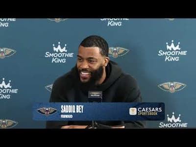 Saddiq Bey | Pelicans End-of-Season Press Conference (2025-26)
