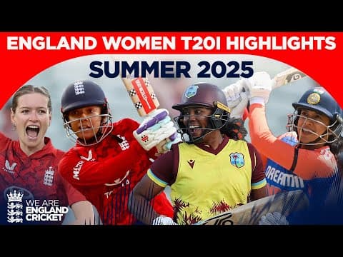 DRAMATIC & INTENSE T20 Cricket! | England Women v India & West Indies | 24-Hour Cricket Livestream