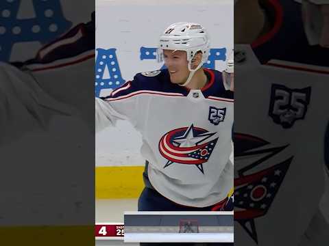 Isac Lundeström Scores His FIRST GOAL AS A BLUE JACKET!! 💥💥💥