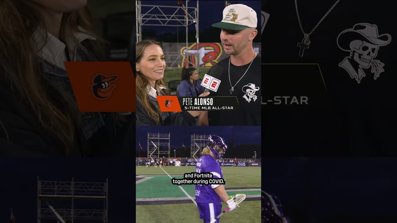 Pete Alonso showing up for his COD buddy @orioles