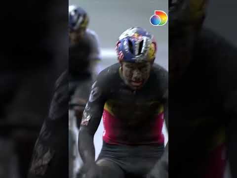 Throwback to Tom Pidcock, Wout van Aert, and Mathieu van der Poel fighting it out in Loenhout.