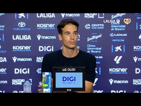 Íñigo Pérez tras el CA Osasuna 2 - Rayo Vallecano 0