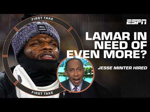 Cam Newton BELIEVES in Jesse Minter's coaching abilities for Lamar Jackson 👏 | First Take