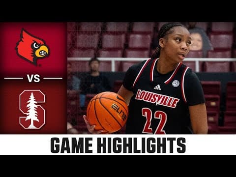 Louisville vs. Stanford Game Highlights | 2025-26 ACC Women's Basketball
