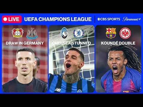 UEFA Champions League 24/7 ⭐ | MD6: Leverkusen, Atalanta & MORE | Thursday 12/18 | CBS Sports Golazo