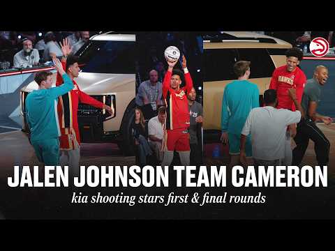 Jalen Johnson, Team Cameron reach final of Shooting Stars at NBA All Star Saturday | Full Rounds