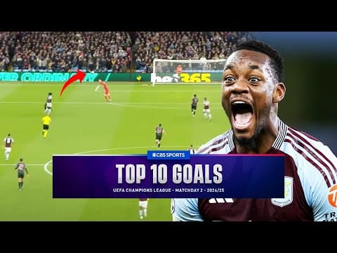 UCL Top 10 Goals of Matchday 2 - 2024/25 | CBS Sports Golazo