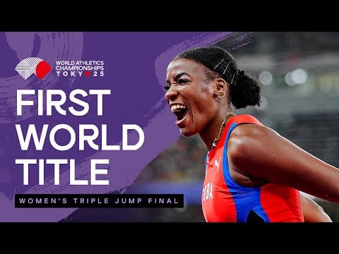 Perez-Hernandez leaps 14.94m world lead for gold | World Athletics Championships Tokyo 25