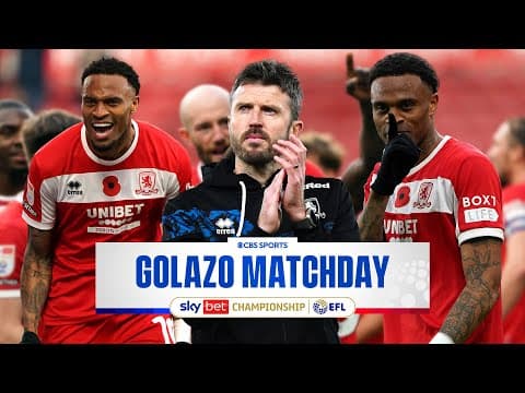 Michael Carrick on Middlesbrough performances this season! | Golazo Matchday | CBS Sports Golazo