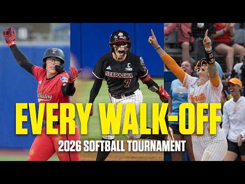 EVERY walk-off from the 2026 NCAA softball tournament and WCWS 🥎🚶‍♀️
