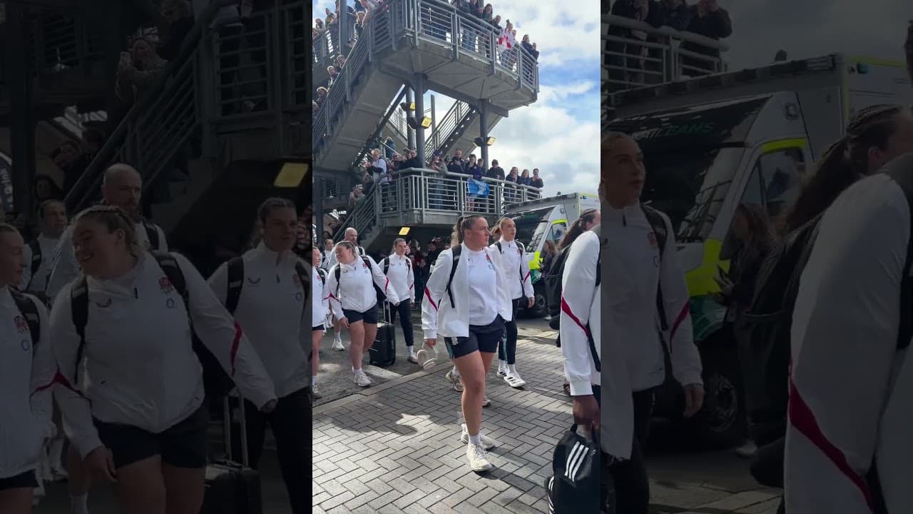 A Murrayfield welcome for the Red Roses 🌹🙌