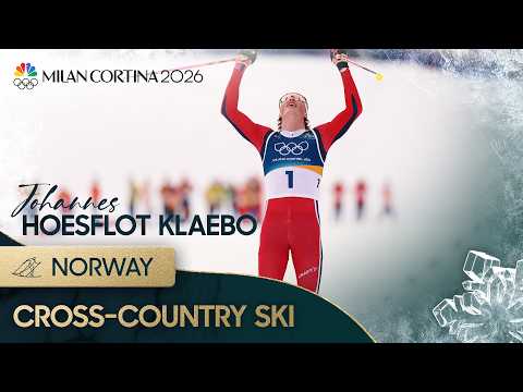 'FULL BLOODED BURST': Klaebo earns historic 6-for-6 gold medal Games | Winter Olympics | NBC Sports