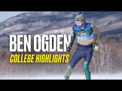 Ben Ogden's NCAA cross country skiing highlights at Vermont