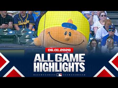 Highlights from ALL GAMES on 6/1 (Pablo Sanchez, Jacob deGrom's 100th win and MORE!)