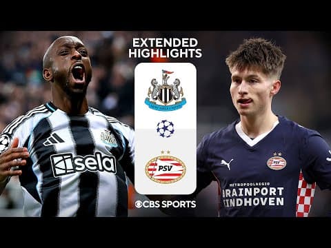 Newcastle United vs. PSV: Extended Highlights | UCL League Phase MD 7 | CBS Sports Golazo