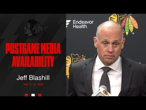 "I didn't think we had it." | Jeff Blashill Postgame 1.9.26