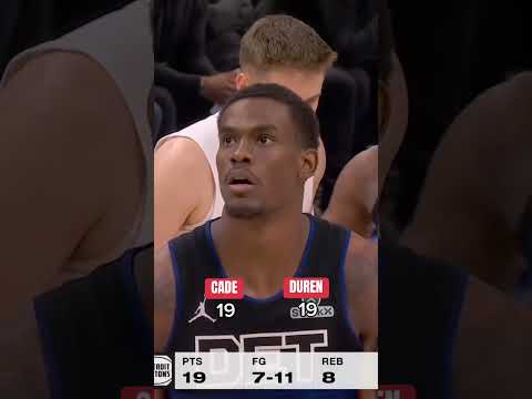 Every bucket from Cade Cunningham & Jalen Duren as they powered Detroit to an OT dub last night! 🔥