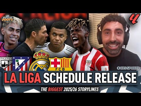 La Liga SCHEDULE RELEASE 🔥 | Nico Williams x Barça, Alonso's Pressure, Oviedo RISES | Morning Footy
