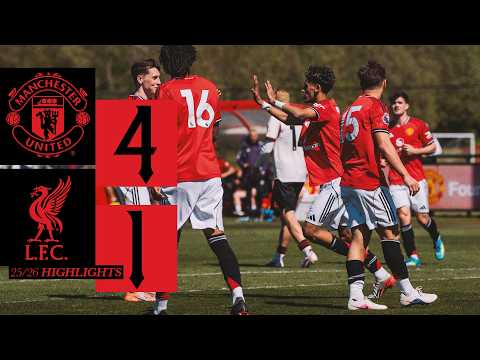 McEvoy & Gabriel At The Double! 😮‍💨 | Man Utd v Liverpool | Academy Highlights