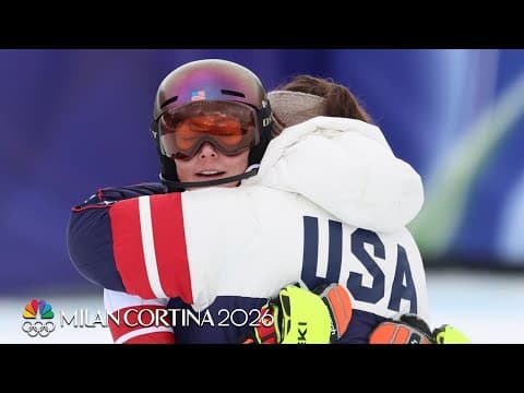 Mikaela Shiffrin, Breezy Johnson miss out on combined podium | Winter Olympics 2026 | NBC Sports