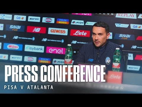 Pisa-Atalanta | La conferenza stampa di Raffaele Palladino 📹🎙️ | 21ª Serie A Enilive 2025/26