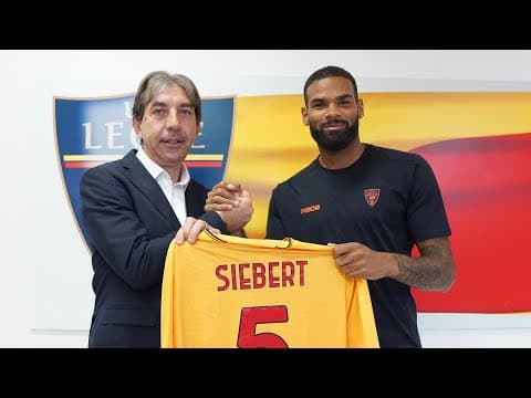 Conferenza stampa di presentazione di Jamil Siebert