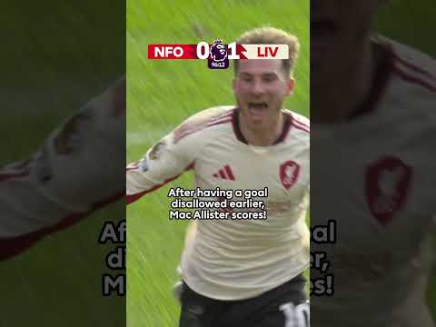 Alexis Mac Allister’s Winner… Inches from Offside! 😱