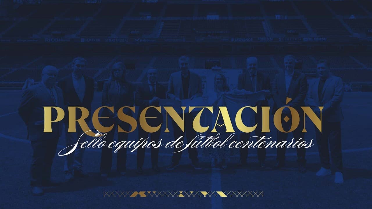 Presentación Sello equipos de fútbol Centenarios