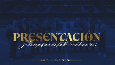 Presentación Sello equipos de fútbol Centenarios