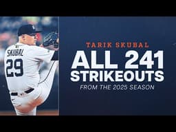 All 241 Strikeouts from AL Cy Young Award Winner Tarik Skubal's 2025 Season