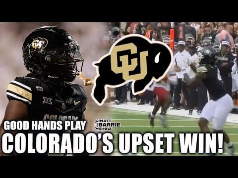 Omarion Miller’s 70-YARD TD leads Colorado in UPSET WIN over Iowa State! | The Matt Barrie Show