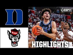 Duke Blue Devils vs. NC State Wolfpack | Full Game Highlights | ESPN College Basketball