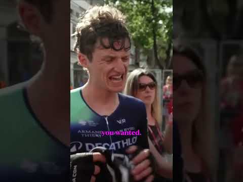 “That was not the most pleasant experience!” 😅 Felix Gall limited his losses in the TT.