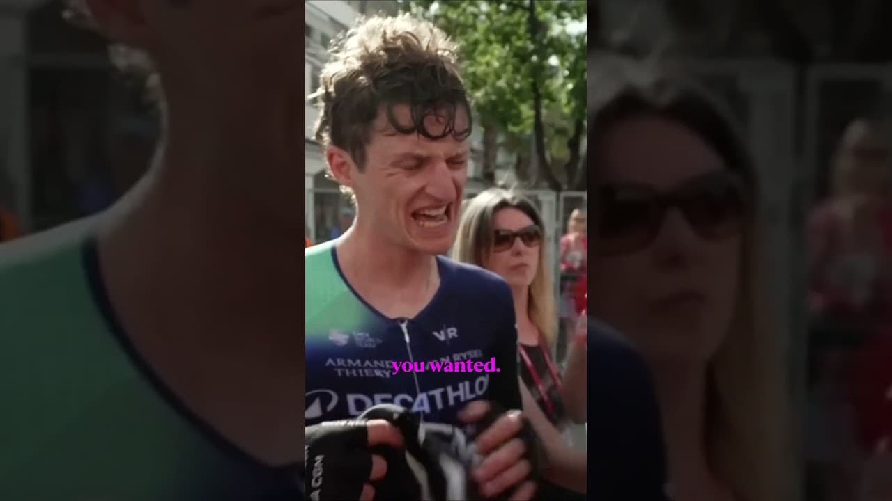 “That was not the most pleasant experience!” 😅 Felix Gall limited his losses in the TT.