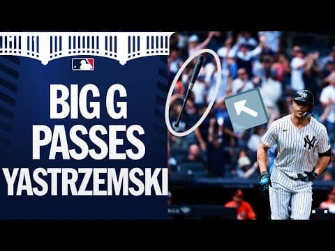 DON'T LET GIANCARLO STANTON GET HOT 🥵 He crushes his 453rd career homer for 40th place all-time!!