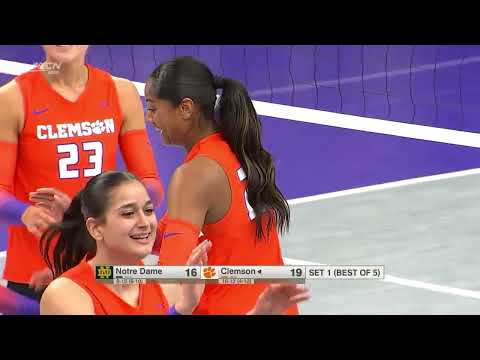 Notre Dame vs. Clemson Full Match Replay | 2025 ACC Volleyball